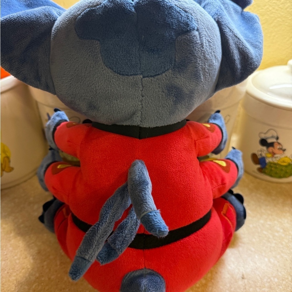 Disney Blue and Red Stitch Plush Toy space alien - Picture 4 of 16
